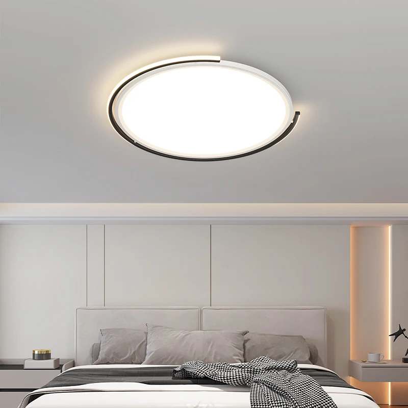 Lámpara de techo LED de espectro completo, iluminación decorativa de estilo moderno Simple para dormitorio y sala de estar