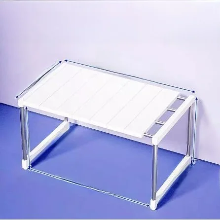 

Height Adjustable Multi-Functional Storage Ra Kitchen Sink Desktop Organizer Closet Cabinet Partition elf Fly ential