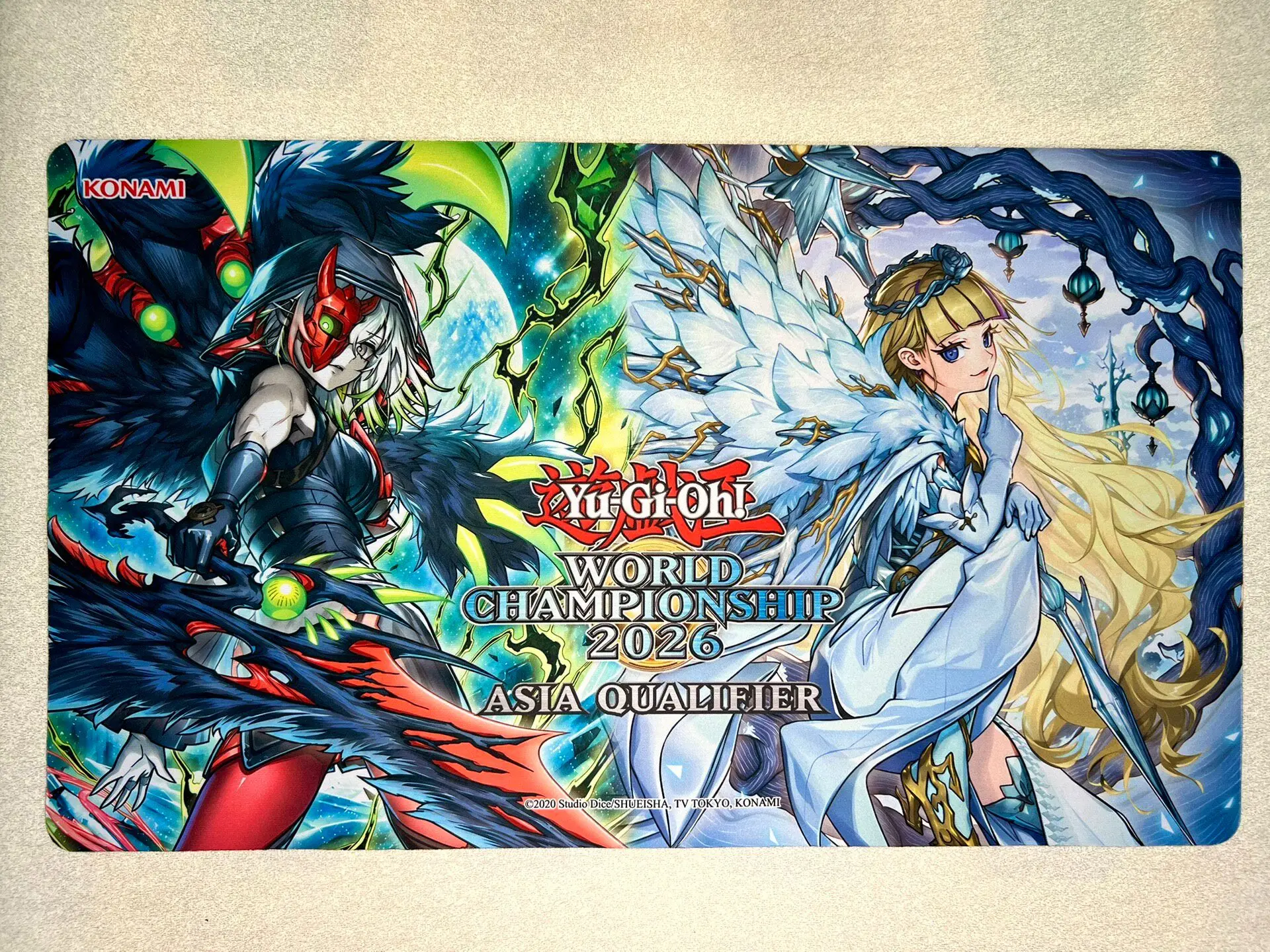 Yugioh Hakua Diabell & Diabellstar Playmat Yu-Gi-Oh TCG Trading Card Games Mat Duel Disk Rubber Desk Mat Desk Mat Mouse Pad