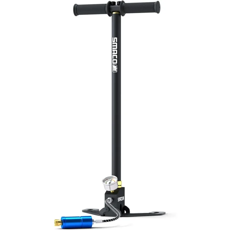 

SMACO High Pressure Hand Pump, Air Rifle Filling Stirrup Pump 30Mpa/4500Psi Stainless Steel Hand Air Pump
