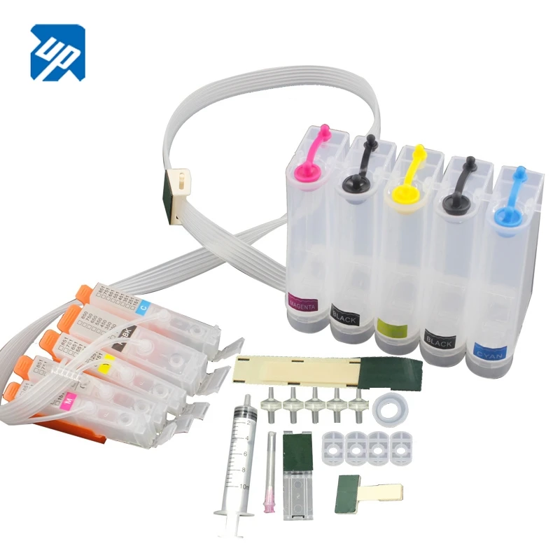 570 571 PGI-570 CLI-571 نظام الحبر CIS الفارغ لطابعة كانون PIXMA MG5750 MG5751 MG5752 MG5753 MG6850 MG6851 MG6852 MG6853 #1