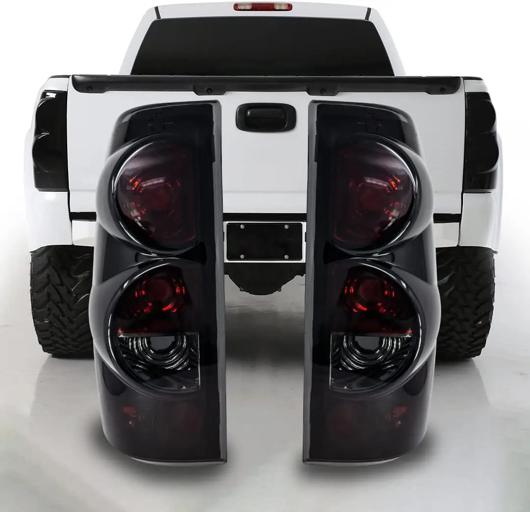 Tail Lights Compatible with [1999 2000 2001 2002 2003 2004 2005 2006 Chevrolet Silverado][1999-2003 GMC Sierra] Tail lights