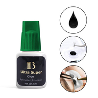 I-Beauty IB Ultra Super Glue for Eyelash Extensions 5ml IB Glue Green Cap False Lash Adhesive Makeup Tools Wholesale Shop