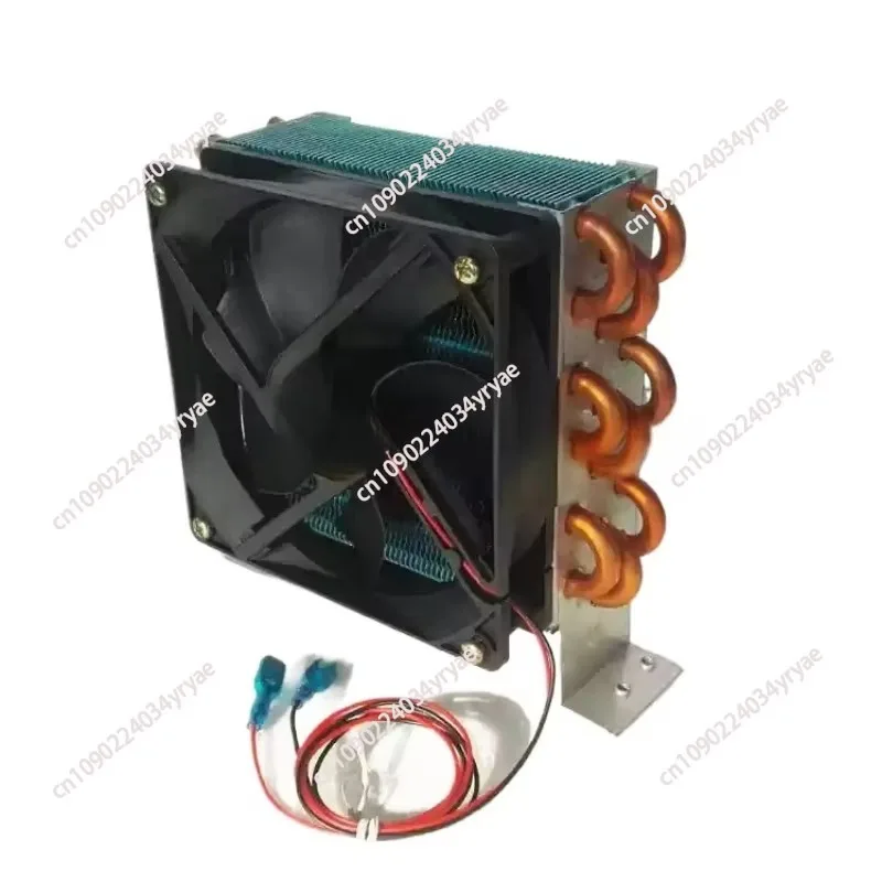 CP3X6X120 Micro Mini Condenser Air-Cooled Copper Tube Finned Radiator Evaporator with 120 Single Fan