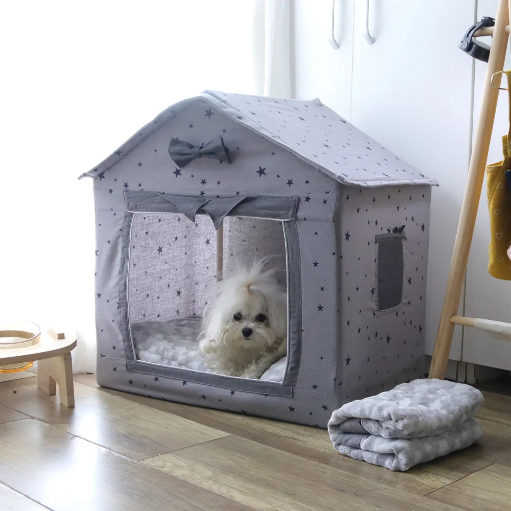 

Pet Sumptuous Luxury Deluxe Princess Pink House for Small Dogs and Cats Couch Puppy Kitten Cozy Kennel Nest