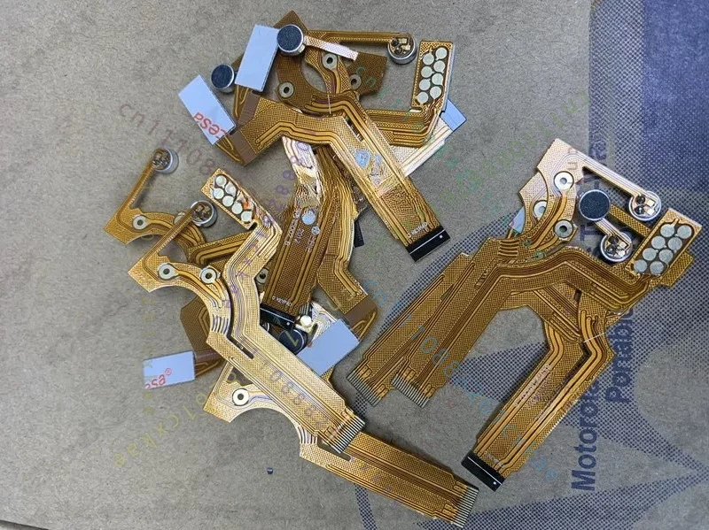 1Set Speaker & Programming Port Flex Cable With Side Sticker For Motorola P6620 Walkie Talkie