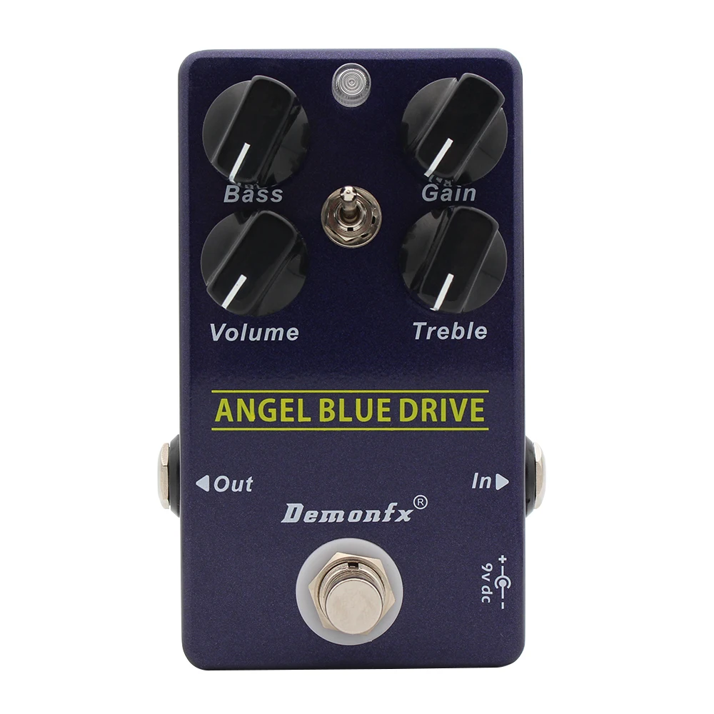 NEW Demonfx Guitar Effect Pedal ANGEL BLUE DRIVE Overdrive With Two mode Toggle Switch Clone TIMMY Overdrive V2.0