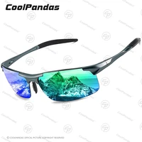 CoolPandas marca 2025 gafas De Sol De aluminio para hombres y mujeres gafas De Sol polarizadas conducción al aire libre gafas De Sol antideslumbrantes Masculino
