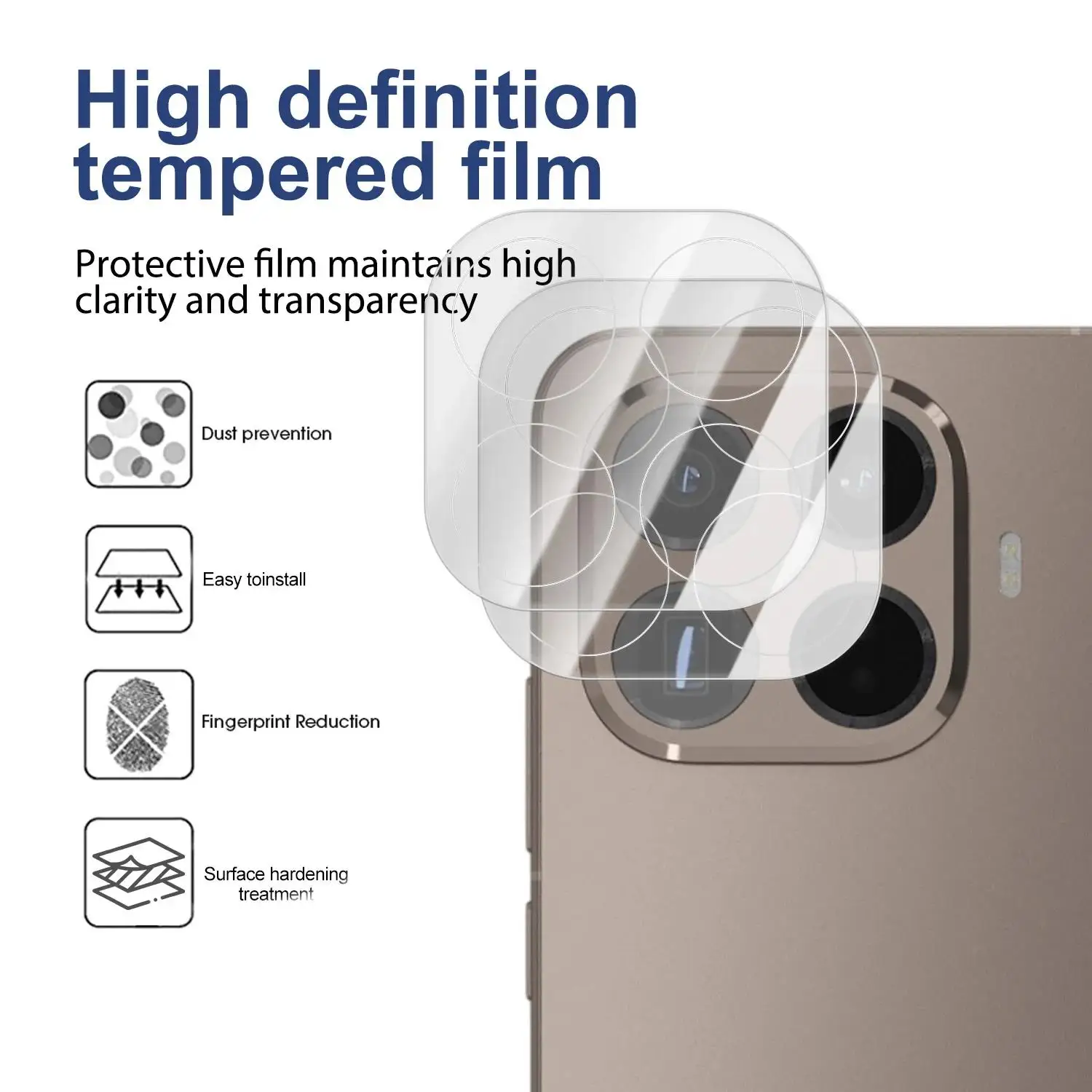 For Xiaomi Mi 15T Pro 15TPro Xyun Camera Protective AR Tempered Glass For Mi 15T Mi15T 5G Anti-scratch Lens Protector Cover Cap