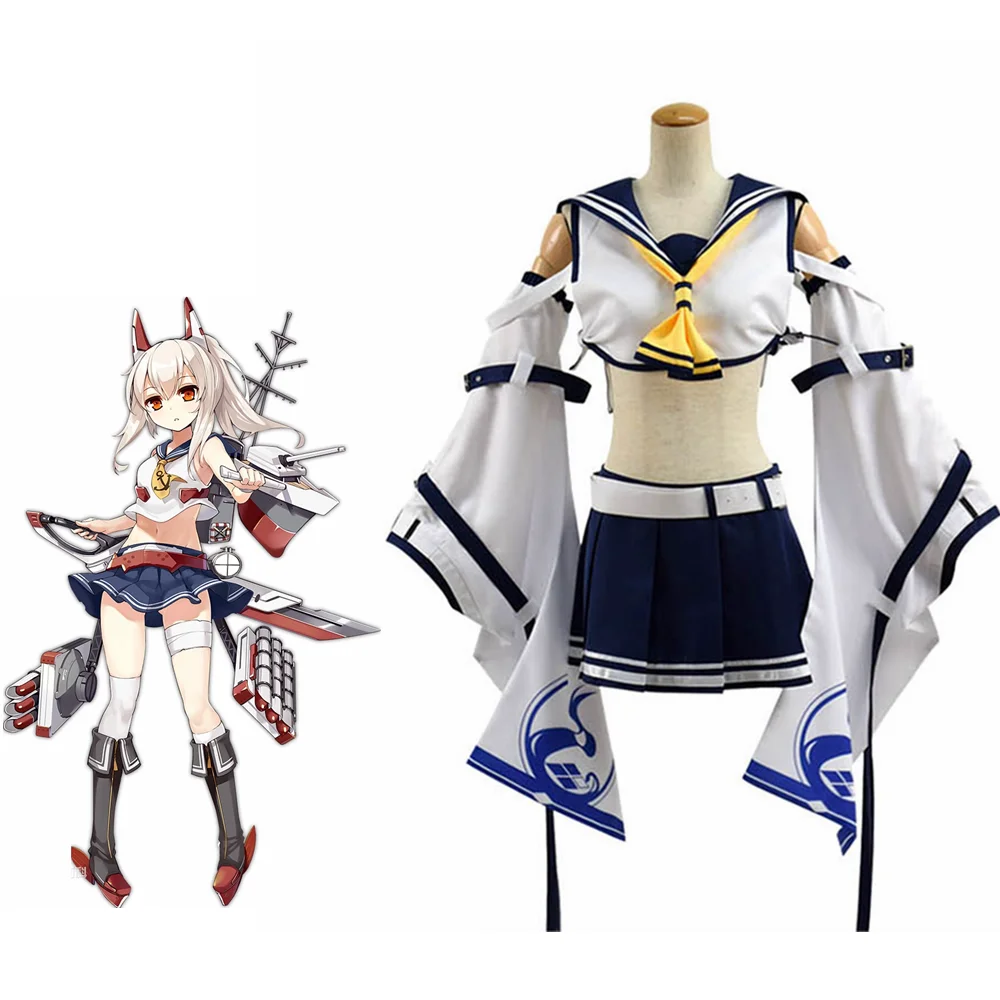 

Anime Azur Lane Cosplay Ayanami Women Costume