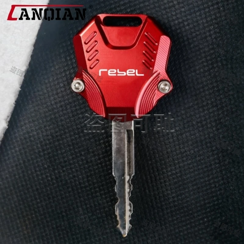 Key Cover For Honda Rebel 300 500 CMX500 CM500 2017-2026 CMX300 CM300 Aluminium Key Case key Shell Guard Motorcycle Accessories