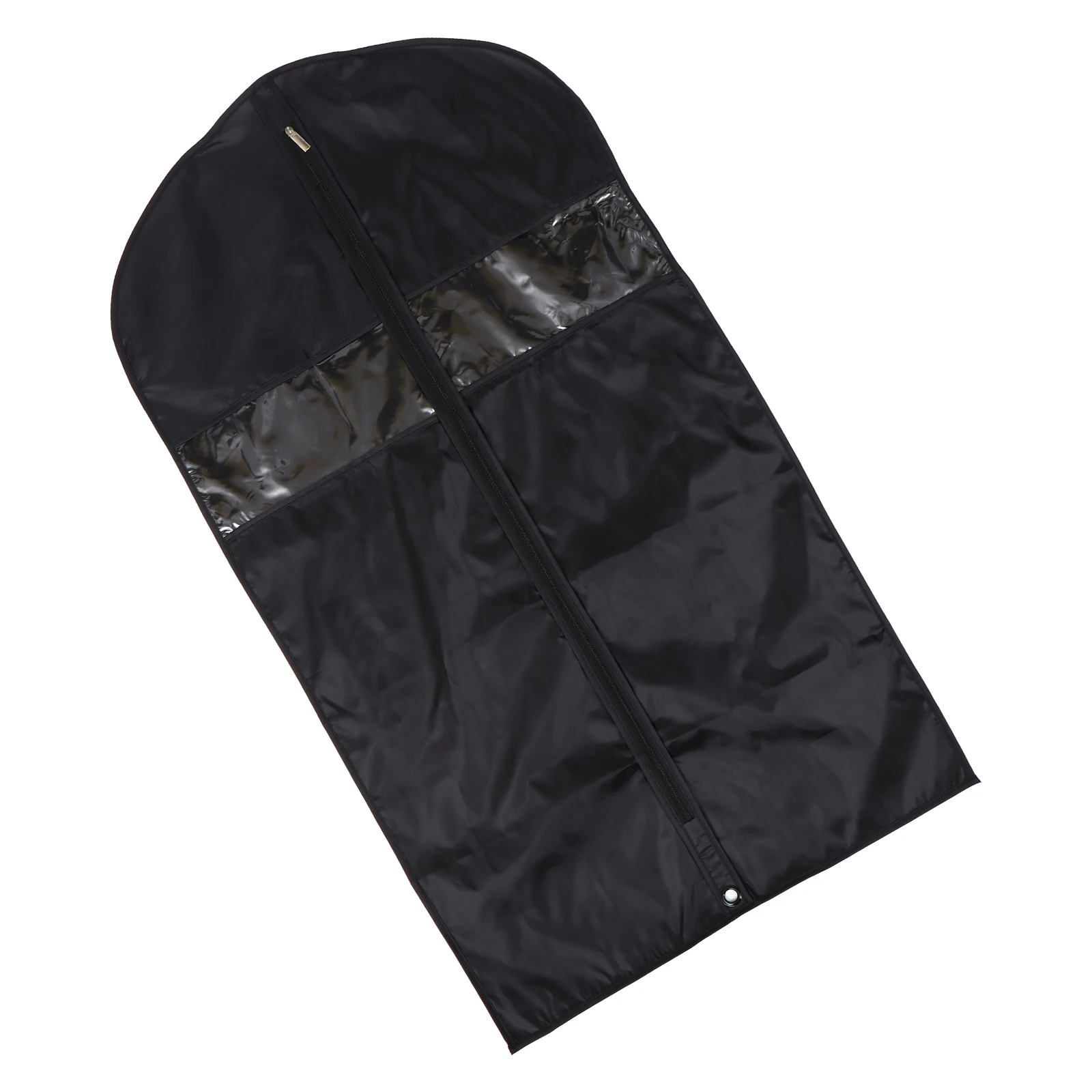 

1 pc Anti-Dust Clothes Cover Black S Reusable Washable Lightweight Breathable Long-Lasting Zipper Smooth Pvc Vent Clothing