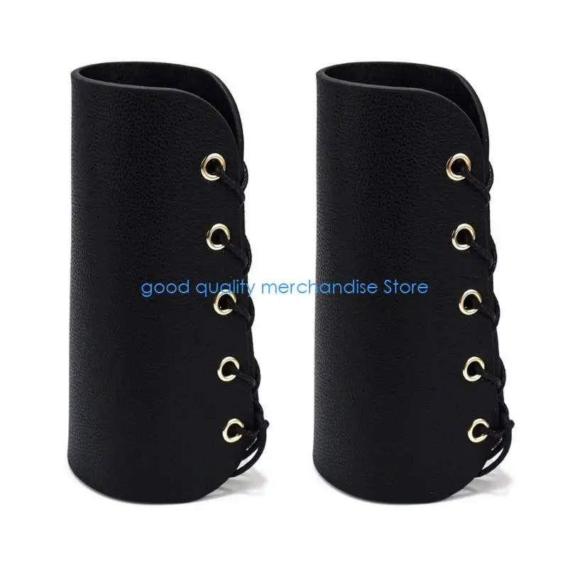 Y5JD Männer Schwarz Armschiene Cosplay Armschiene Armband für Partys