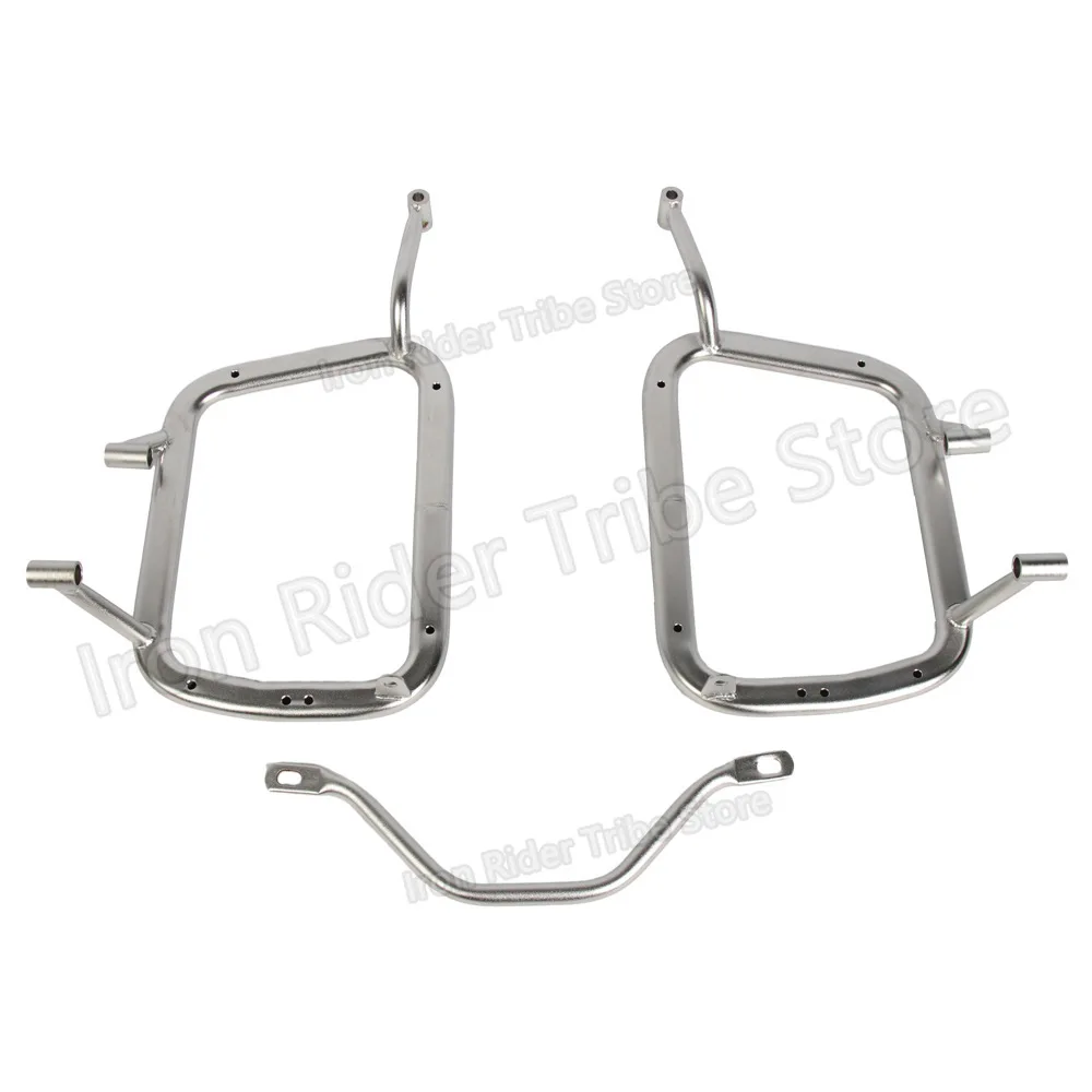 For 525 motorcycle aluminum alloy side box stainless steel bracket 525 aluminum alloy side box fixed side frame