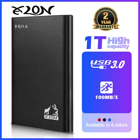 HD 외장형 하드 드라이브 2.5인치 휴대용 하드 드라이브 500GB 1TB USB 3.0 PC MacBook PS4 PS5용 외장형 HDD