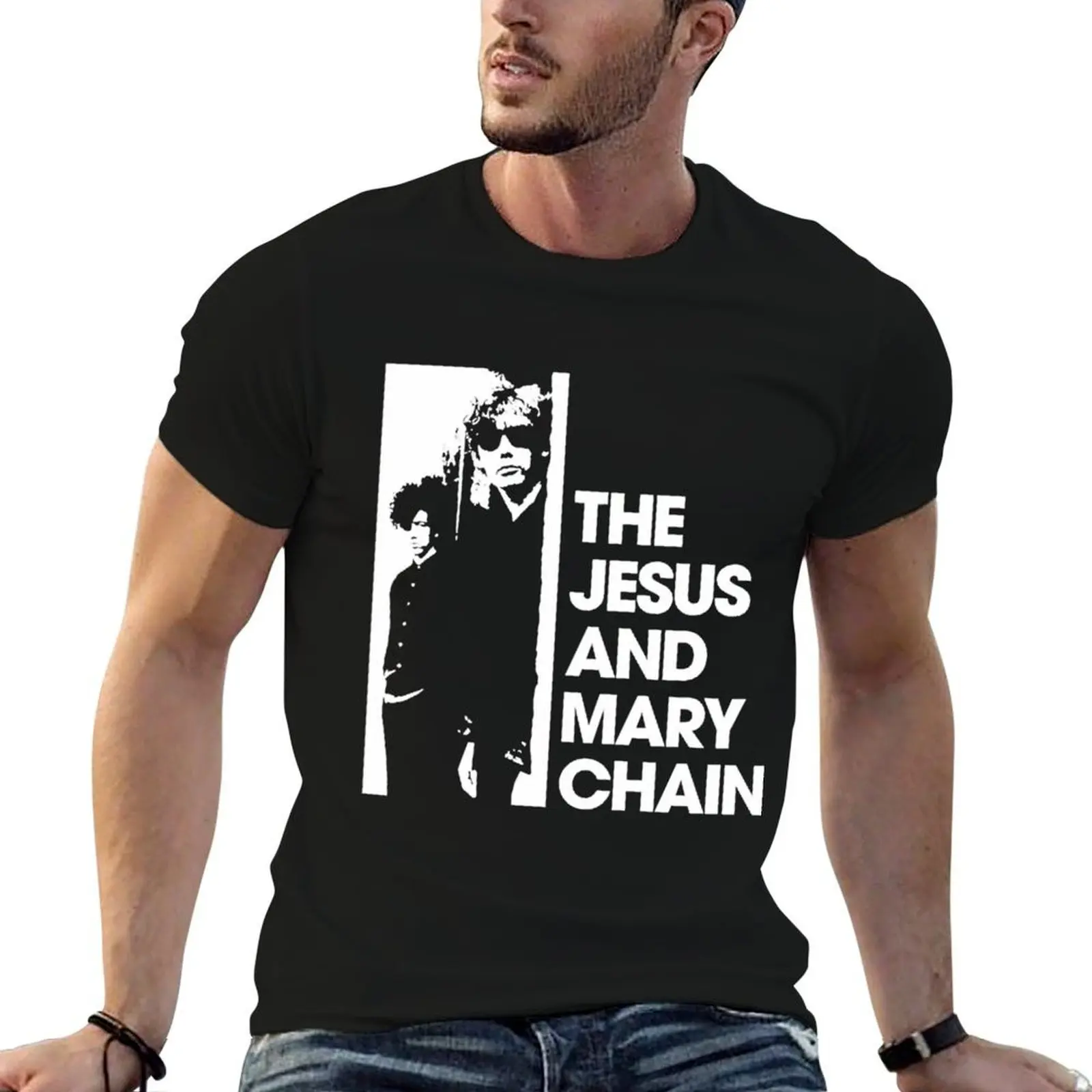 Camiseta JAMC Jesus and Mary Chain, camisetas para hombre, camiseta suave de algodón, camisetas de anime de diseñador para hombre, camiseta