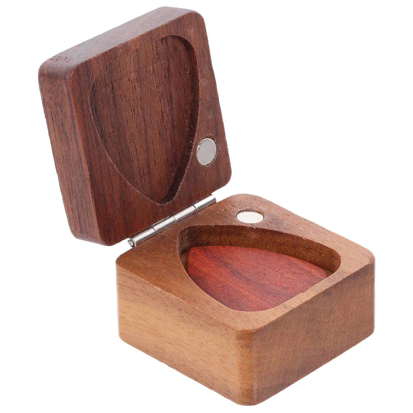 

Wooden Holder Guitar Picks for Acoustic Storage Case Plectrum Case. with Holders