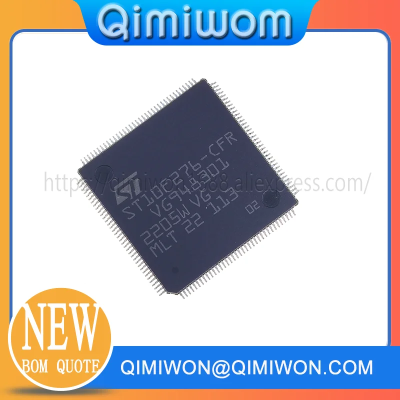 1pcs/lot New ST10F276-CFR ST10F276CFR ST10F276 LQFP144 20×20×1.4mm In Stock