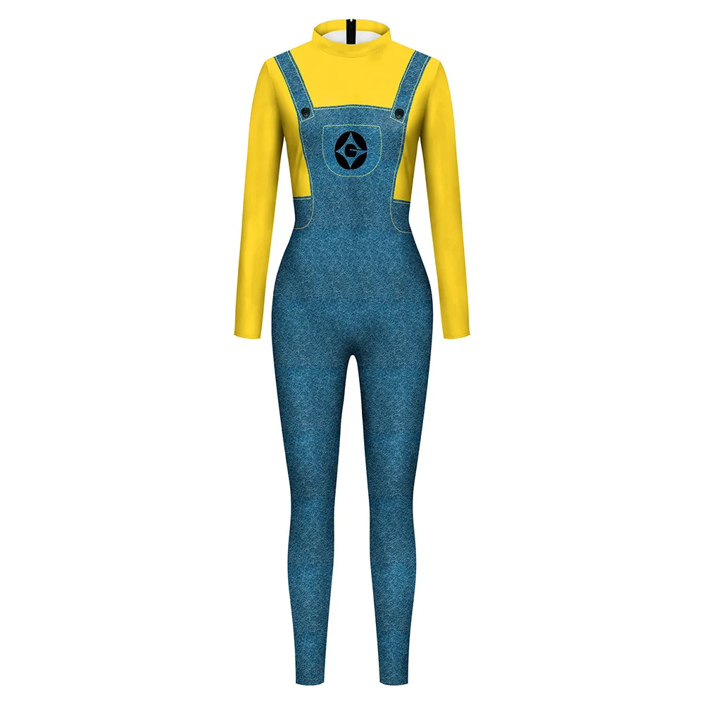 

Halloween Party Costumes Women Men Stage Performance Printing Onesies Adults Funny Jumpsuit