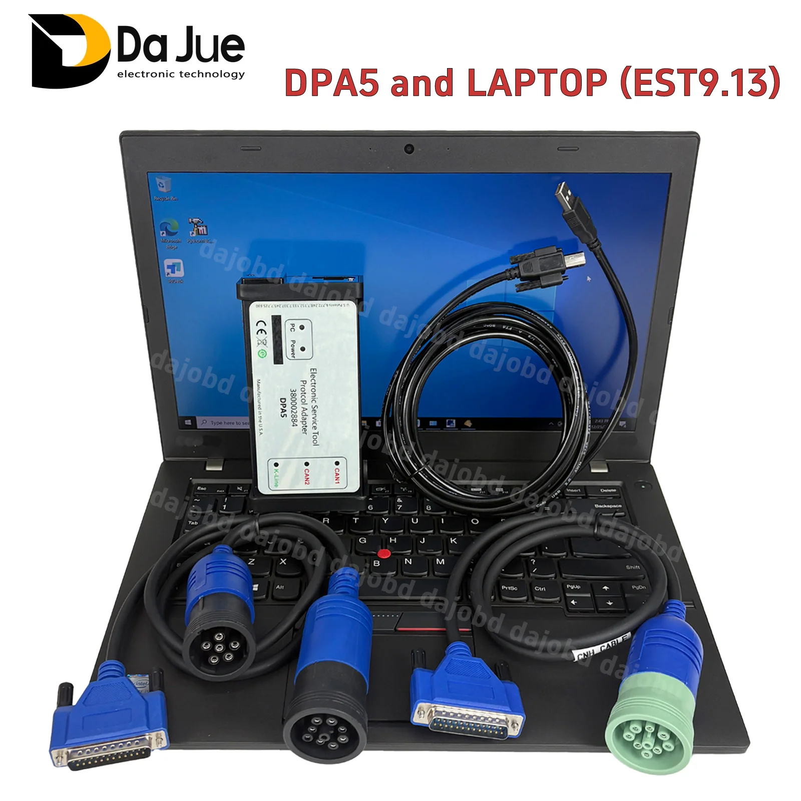 DPA5 heavy-duty truck scanner, equipped with computer and software est9.13, suitable for trailer wheel loader excavator