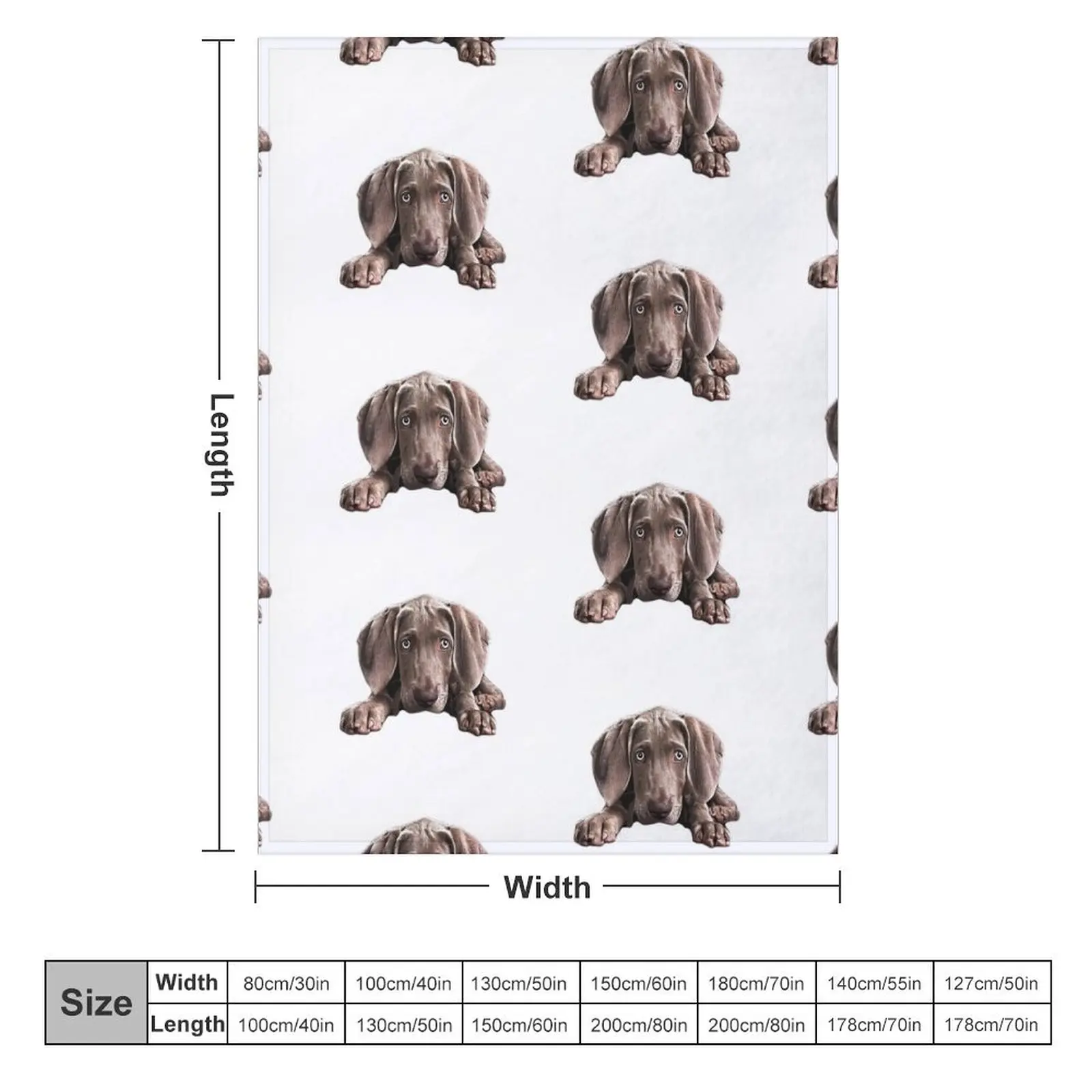 Weimaraner Cute Puppy Eyes Throw Blanket Extra Large Throw heavy to sleep Decorative Throw Blankets