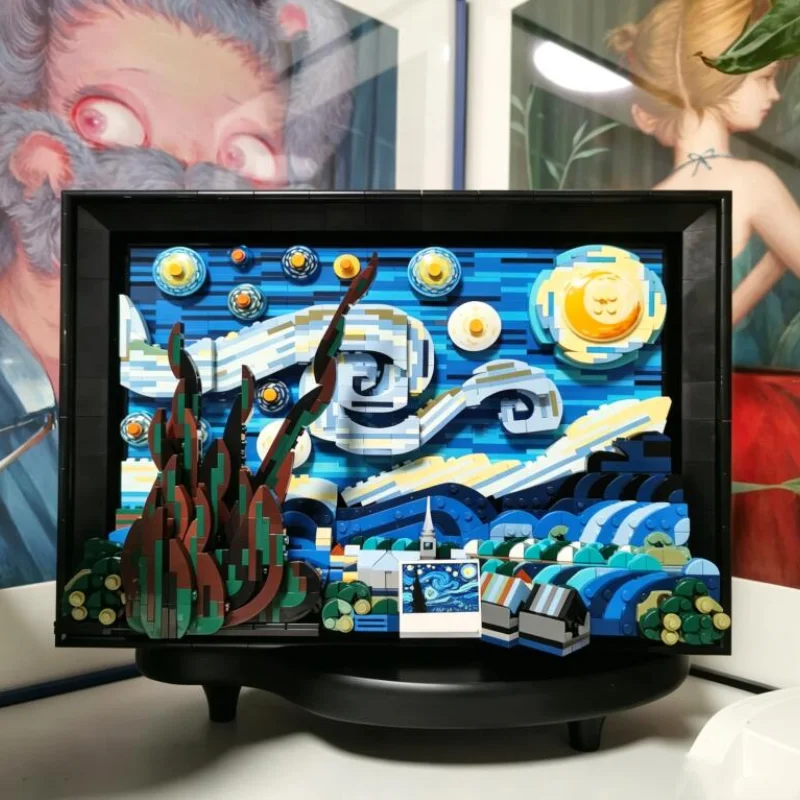 2026 Hot 2316pcs Starry Night  - Art Craft Building ulasan dan harga