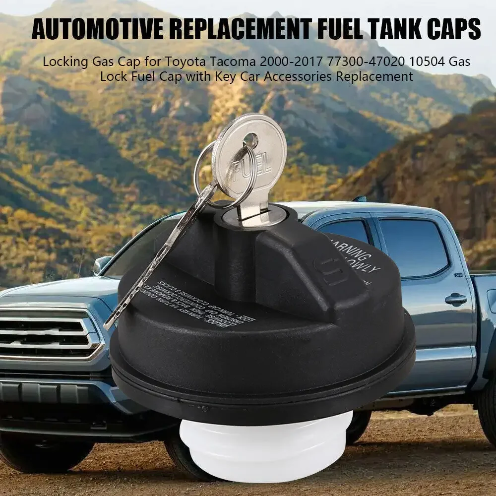 Car Fuel Tank Cap Car Fuel Tank Locking Gas Cover Lock Fuel Cap 10504 for Toyota Lexus Honda CR-V Nissan Chevrolet