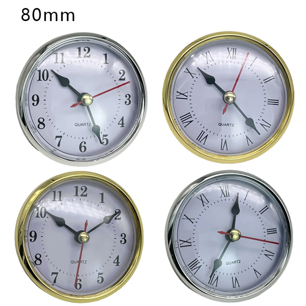 Clock Casing Diameter Movement Mechanism Gold Or Silver Border Clock Replacement Mm Diameter Quartz Clock Insert