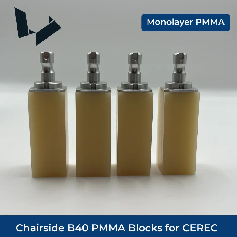 

40*15*14 Monochrome PMMA Block A1 A2 A3 A3.4 B1 Color B40 Cerec Blocks Dental Lab Material