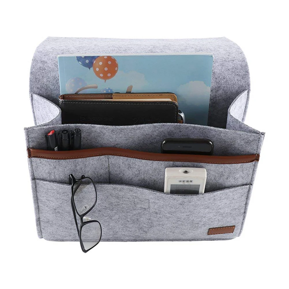 

Storage Bag Dorm Decor Felt Tote Bags Bedside Caddy Organizer Case Remote Control