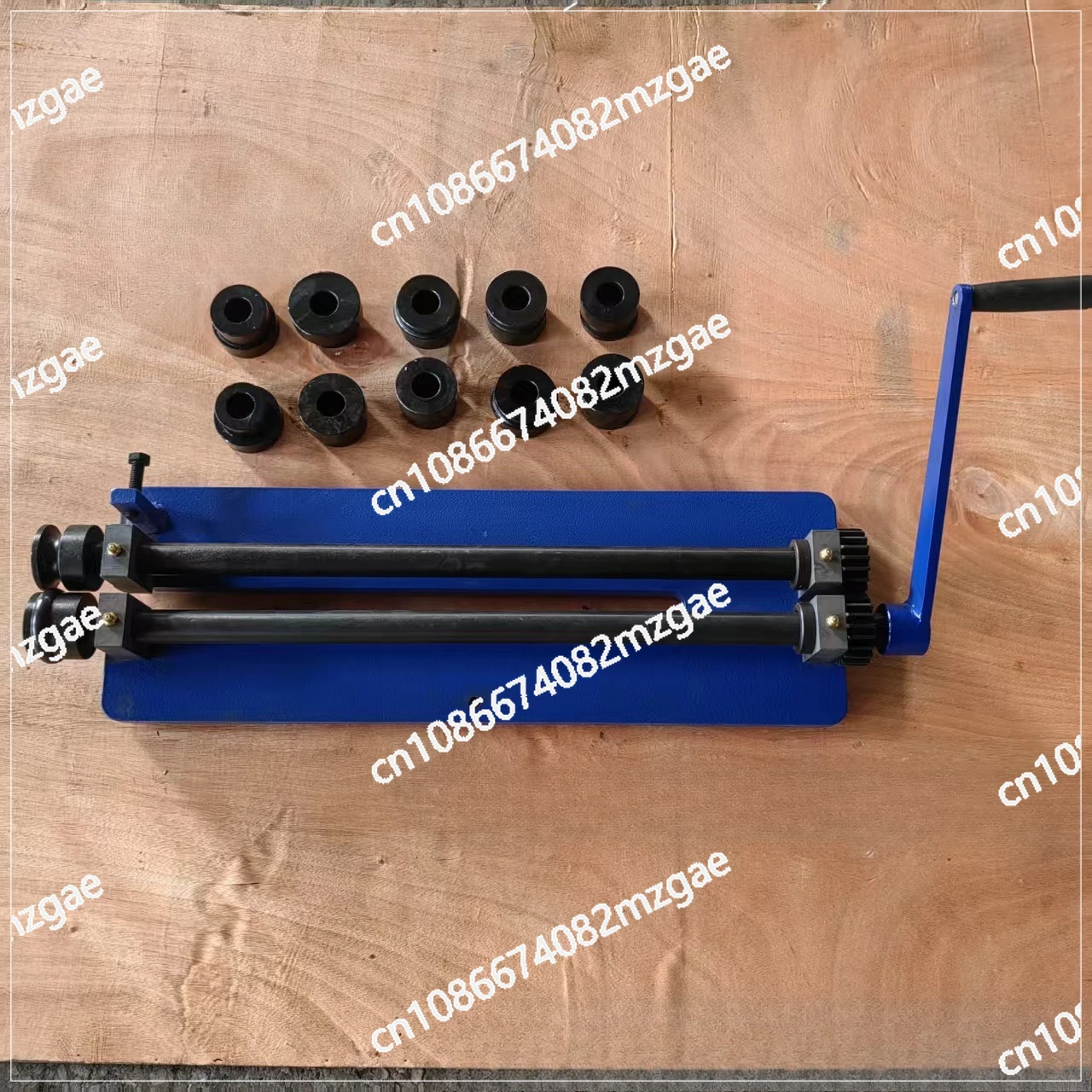 Roller Bending Machine 18-Inch Thin Metal Bead Roller with 6 Die Sets for Reinforcing Ribs, 45.72cm Throat Depth