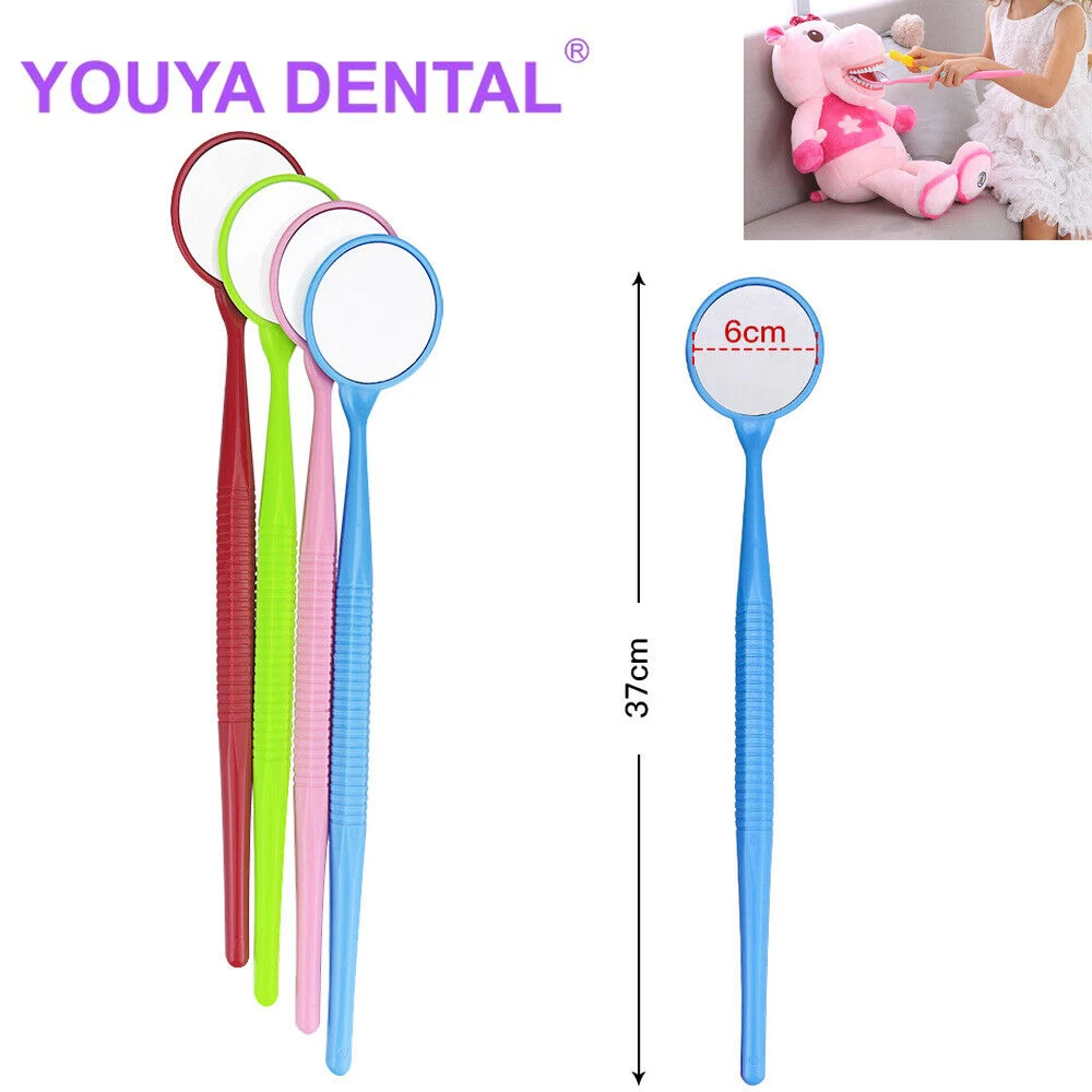 

1Pcs Kids Dental Gifts Plush Dolls Accessories Large Oral Exam Reflector Mirror for Dental Stuffed Toys Kid Brush Learning Toys