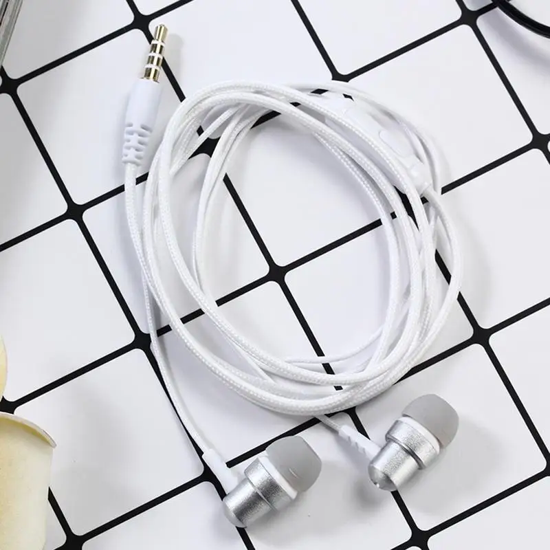 3.5mm Direct Plug-In Wired EarphoneIn-EarHeadset Answer Call And End Call Button Design Hot Sale Wholesale