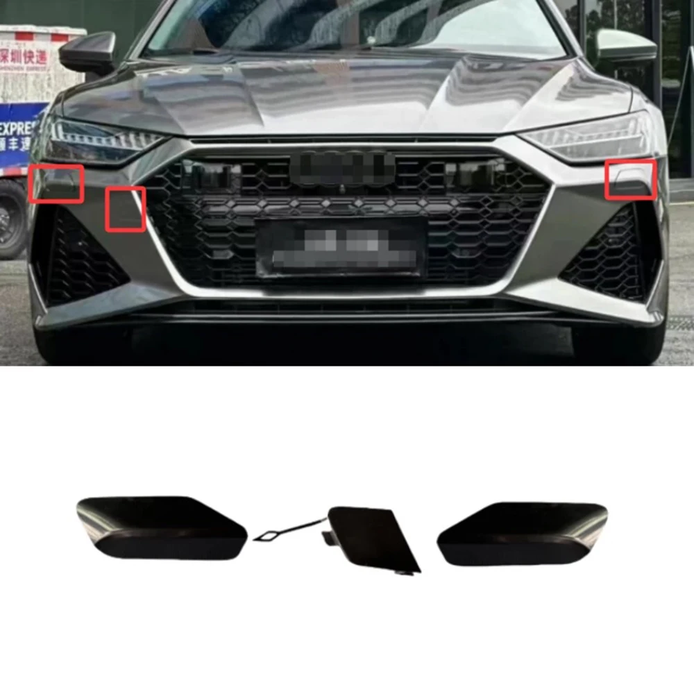 Placa de cubierta lavafaros del capó delantero para Audi A6 C8 S6 RS A7 S7 y RS7 (modelos 9-2025)