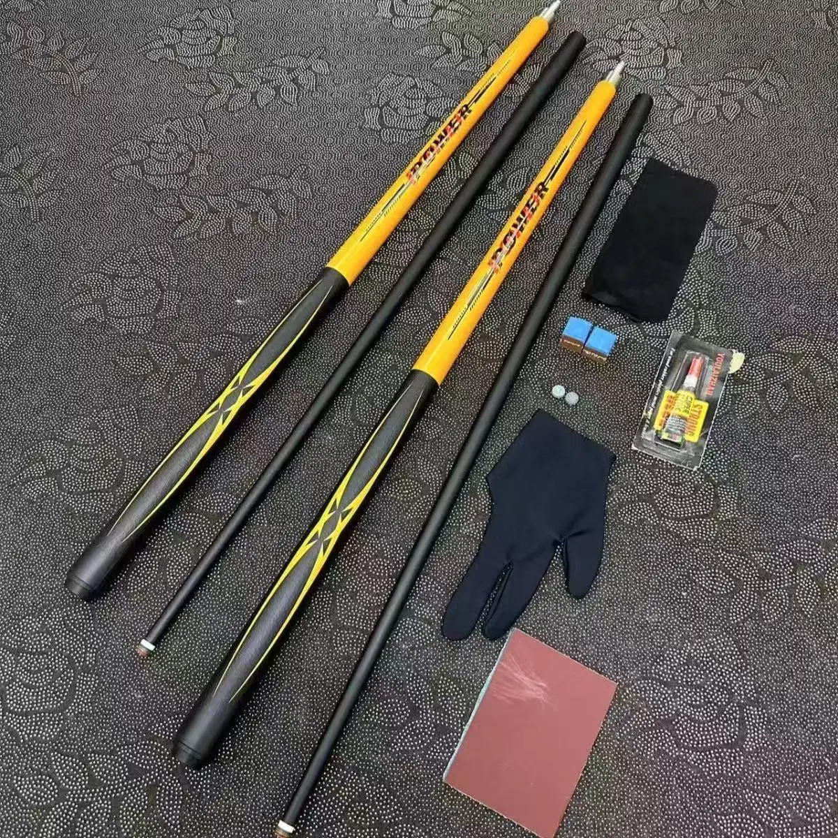 New 13MM Big-Tip Cue Stick Made of Carbon Fiber Specifically Crafted for Black Ball 9-Ball Experience a Unique Impact Feel
