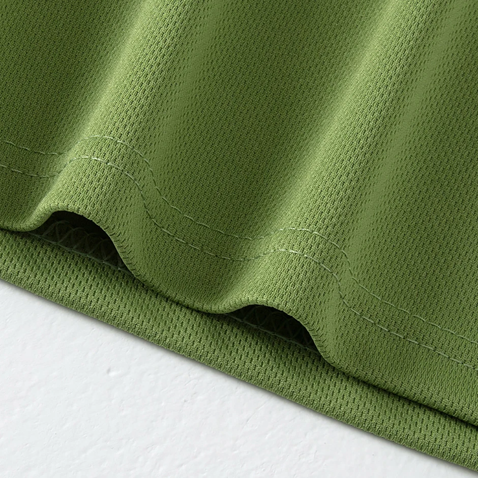 2/4/6-teiliges Four Seasons Herren-T-Shirt in einfarbiger Farbe mit Rundhalsausschnitt und kurzen Ärmeln und bedruckten Bündchen, Jugend-Sport- und Freizeitmode-T-Shirt – Detail 21