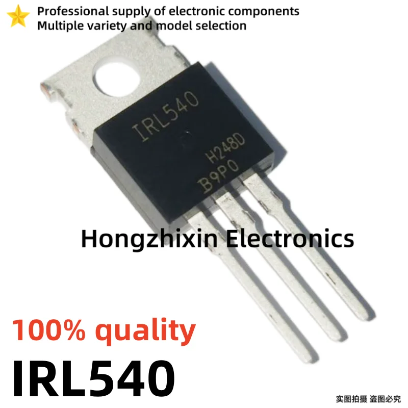 IRL540N IRL540 TO-220 MOSFET, IRL510N, IRL510, IRL520N, IRL520, IRL530N, IRL530, IRL630N, IRL640N, IRL640, qualidade 100%, 10 PCes