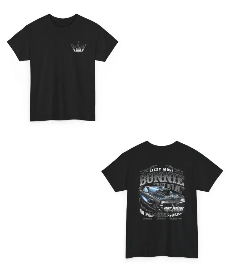 Vintage 1969 Lizzy musi bonnie street outlaw no prep queen T-shirt, size S-5XL