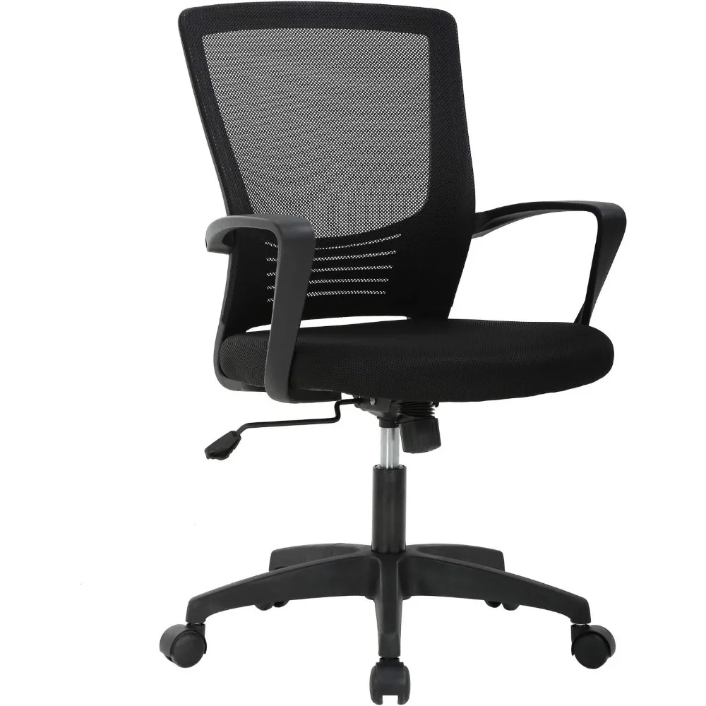 T-LoVendo Silla de Oficina o Escritorio ergonómica con Soporte Lumbar y Respaldo Malla Transpirable Altura Regulable Giratoria
