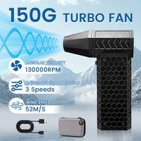 1PC Turbo Jet Violent Fan with Storage Bag 130000RPM Wind Speed 52m/s Portable Mini Air Blower Handheld Car Dust Blowing Tools