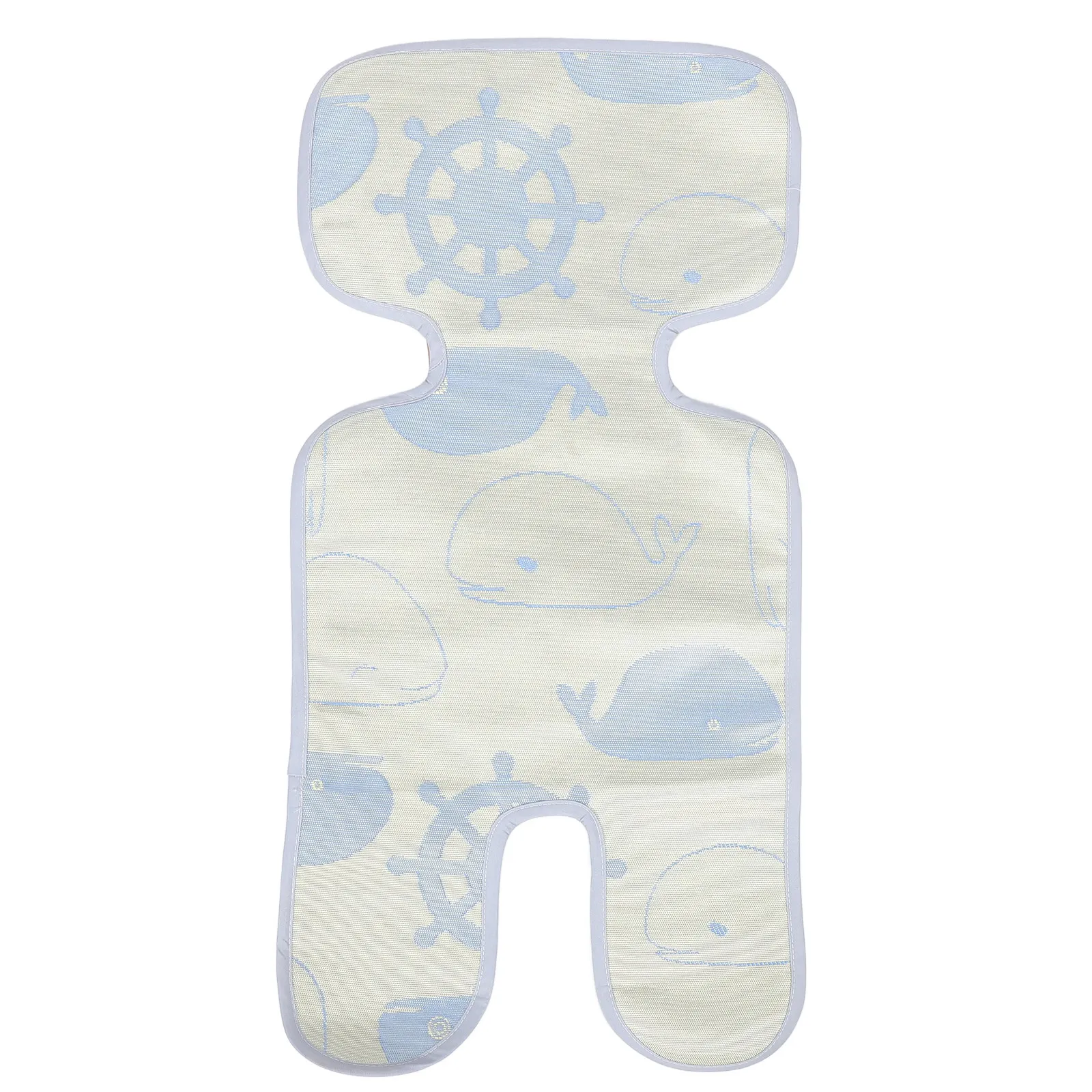 

Baby Stroller Cooling Mat Breathable Polyester Linen Fabric Cool Cushion for Pushchair Stroller Summer Travel Comfortable Easy