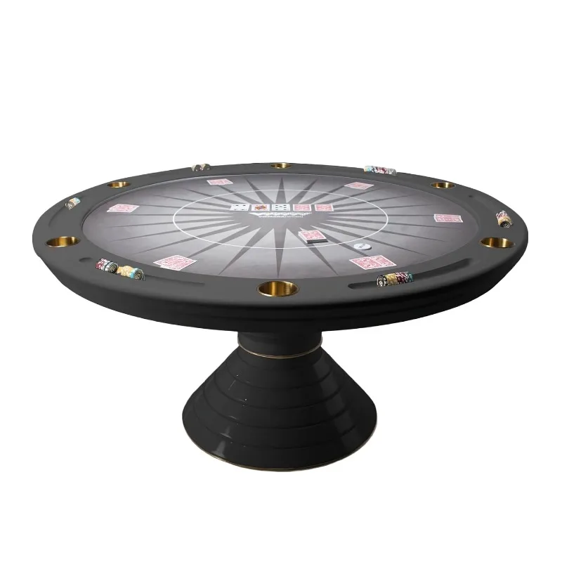 table, villa club, modern high-end multiplayer leisure and entertainment creative solid wood chess and card table