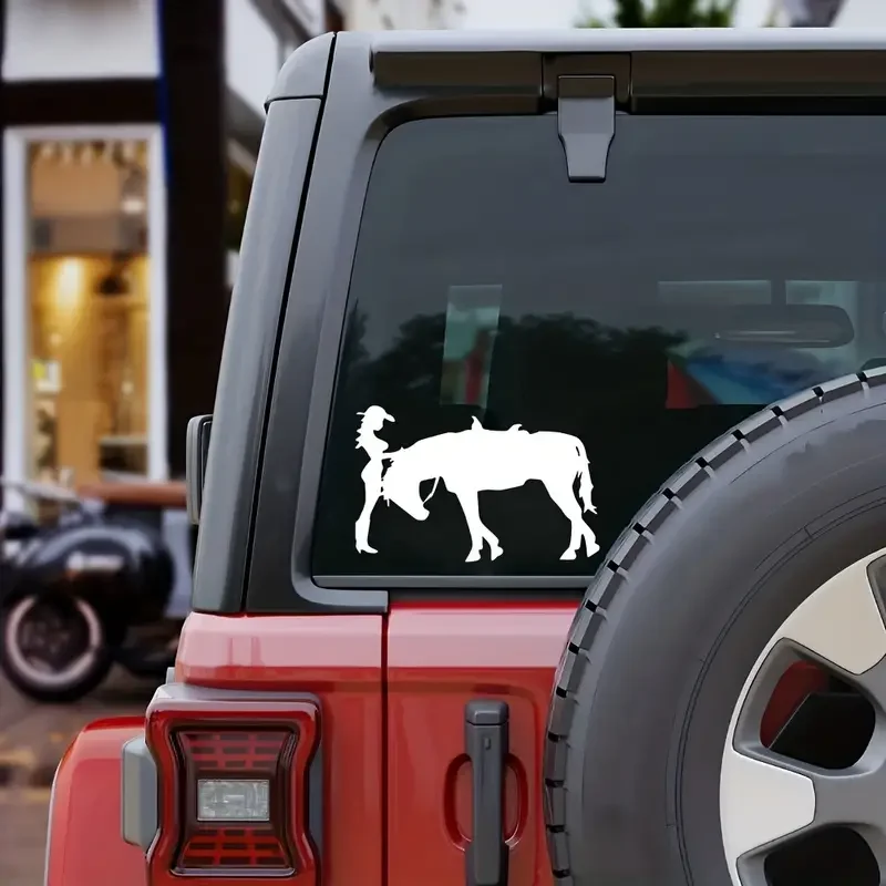 Horse and Western Beauty Decoration Car Motorcycle Laptop Skateboard Waterproof Sticker