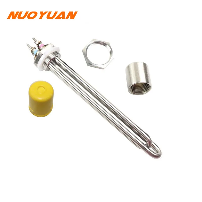 سخان مياه للخزان/الغلاية 12 فولت/24 فولت/36 فولت/48 فولت عنصر تسخين المياه بالطاقة الشمسية من الفولاذ المقاوم للصدأ