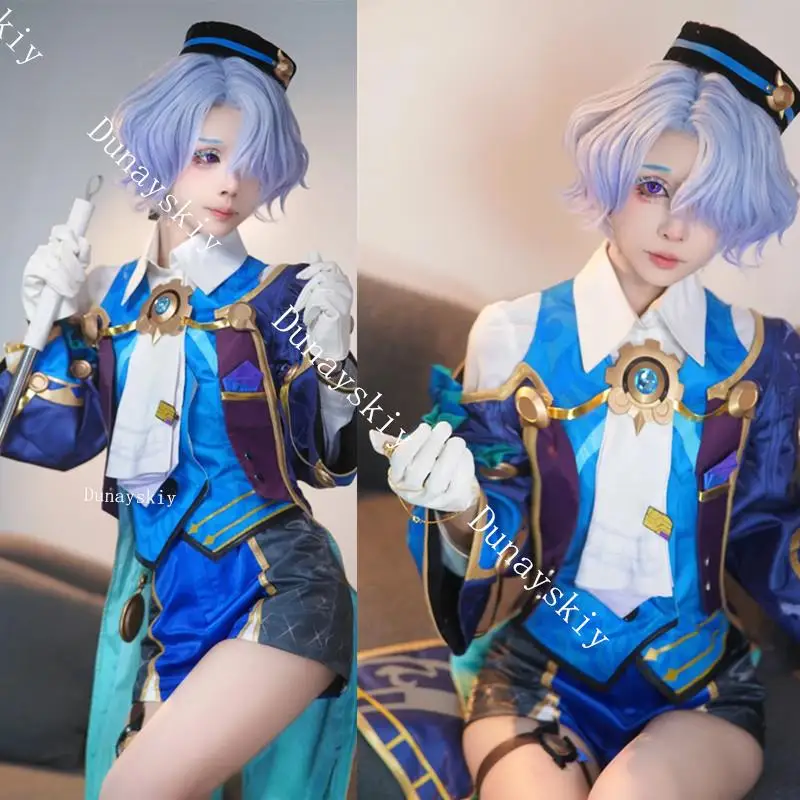 Nuovo gioco Honkai: Star Rail Misha Costume Cosplay donna ragazze Shota Comic-con Party Suit parrucca Misha gioco di ruolo abbigliamento puntelli 3D