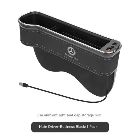 메르세데스-벤츠 A C E S V 클래스 AMG 스프린터 GLC ML SLK SL 비토 CLS GLA GLK 용 차량 USB 충전 컬러 라이트 시트 틈새 수납함 메르세데스-벤츠 A C E S V 클래스 AMG 스프린터 GLC ML SLK SL 비토 CLS GLA GLK 용 차량 USB 충전 컬러 라이트 시트 틈새 수납함