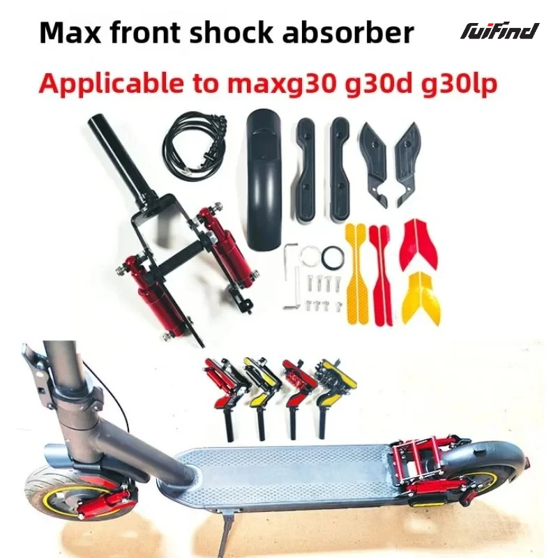 

Modification Kit for Front and Rear Shock Absorbers and Dampers Compatible with Ninebot MAXG30, G30D, and G30LP Models