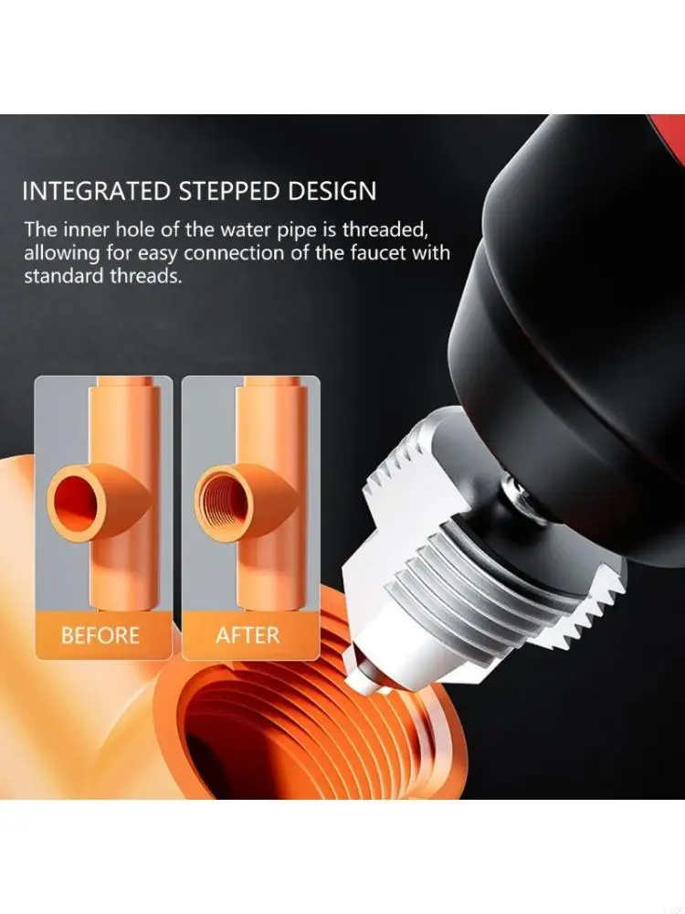 

Universal Pipes Threader Heavy Duty Alloy Tool for Plastic PVC Electrical Conduits Y4QC