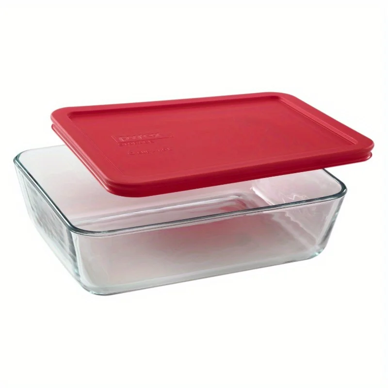Easy storage rectangular plate, container resists stains and won't absorb food odors or flavors