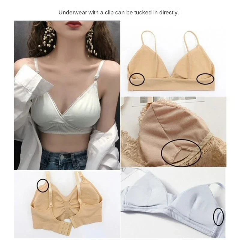 3 Pairs Women Removable Bra Pads Inserts With Edge Lock Swimsuit Insert Pads Sponge Underwear Bikini Pads